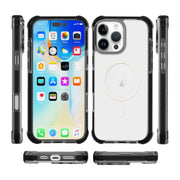 For iPhone 16 Pro Acrylic Magsafe Magnetic Shockproof Phone Case(Orange)