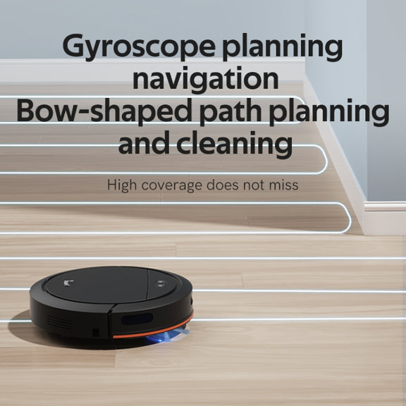 OB16 Mini Vacuum Cleaner Intelligent Sweeping Robot(Black)
