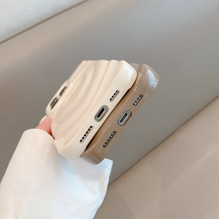 For iPhone 13 3D Love Pattern Phone Case(Silver)
