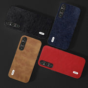 For Sony Xperia 1 V ABEEL Retro Litchi Texture PU Phone Case(Brown)