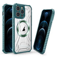 For iPhone 12 Pro Max CD Texture Magsafe Phone Case(Dark Green) - iPhone 12 Pro Max Cases by PMC TechLife | Online Shopping South Africa | PMC TechLife