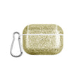 For AirPods Pro Glitter Powder Skin Texture PC TWS Earphone Case(Gold) - For AirPods Pro by PMC Jewellery | Online Shopping South Africa | PMC Jewellery | Buy Now Pay Later Mobicred