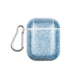 For AirPods 1 / 2 Glitter Powder Skin Texture PC TWS Earphone Case(Blue) - For AirPods 1/2 by PMC Jewellery | Online Shopping South Africa | PMC Jewellery | Buy Now Pay Later Mobicred
