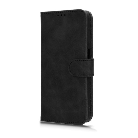 For Ulefone Note 15 Skin Feel Magnetic Flip Leather Phone Case(Black)