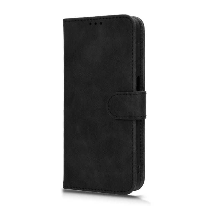For Ulefone Note 15 Skin Feel Magnetic Flip Leather Phone Case(Black)