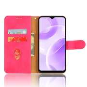 For Ulefone Note 15 Skin Feel Magnetic Flip Leather Phone Case(Rose Red)