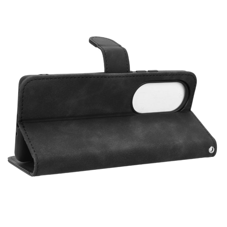 For Ulefone Note 17 Pro Skin Feel Magnetic Flip Leather Phone Case(Black)