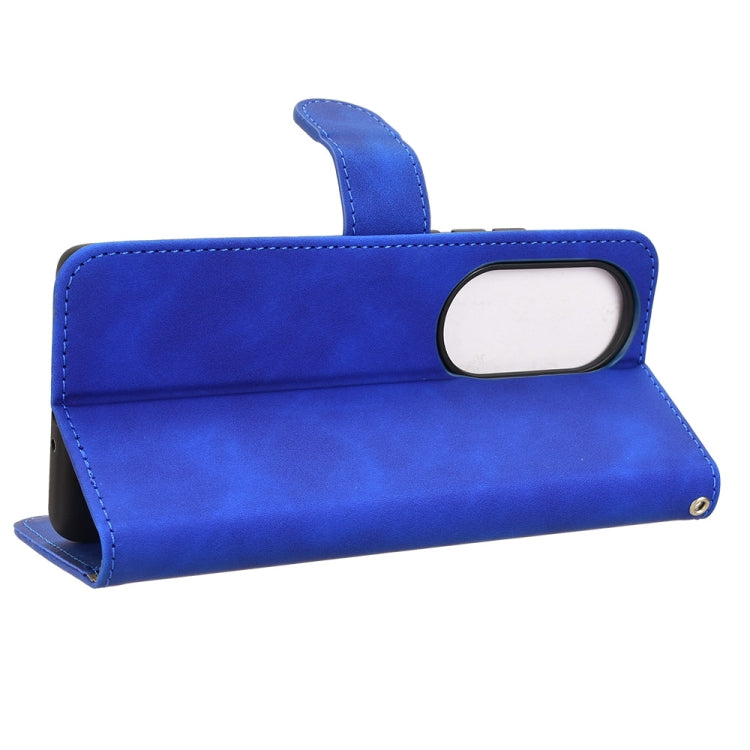For Ulefone Note 17 Pro Skin Feel Magnetic Flip Leather Phone Case(Blue)