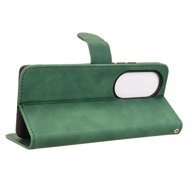 For Ulefone Note 17 Pro Skin Feel Magnetic Flip Leather Phone Case(Green)