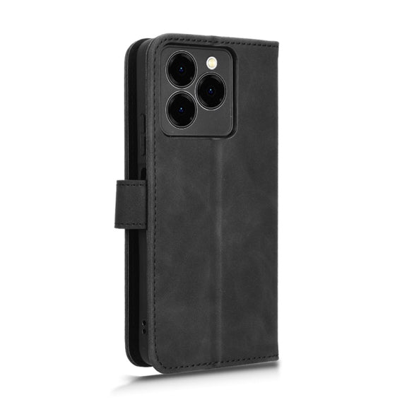 For Ulefone Note 20 Pro Skin Feel Magnetic Flip Leather Phone Case(Black)