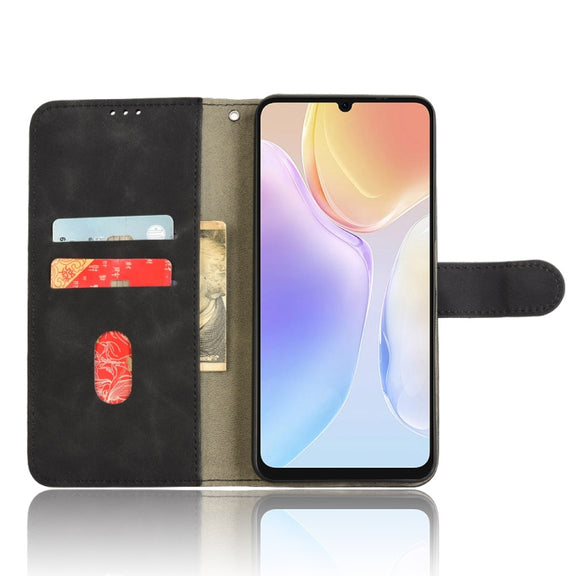For Ulefone Note 20 Pro Skin Feel Magnetic Flip Leather Phone Case(Black)