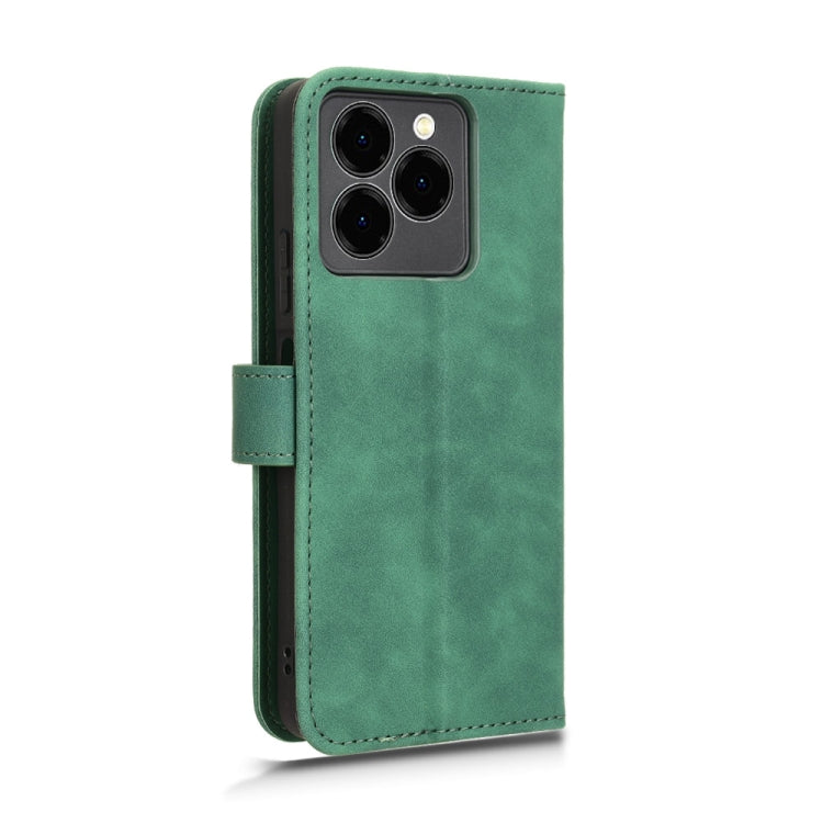 For Ulefone Note 20 Pro Skin Feel Magnetic Flip Leather Phone Case(Green)