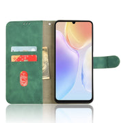 For Ulefone Note 20 Pro Skin Feel Magnetic Flip Leather Phone Case(Green)
