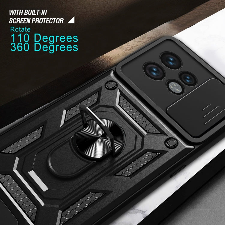 For Motorola Edge 40 Pro Sliding Camera Cover Design TPU+PC Phone Case(Silver)