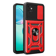 For Motorola Moto G32 Sliding Camera Cover Design TPU+PC Phone Case(Red) - free shipping - PMC TechLife - Order now!
