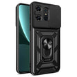 For Motorola Edge 50 Pro Global Sliding Camera Cover Design TPU+PC Phone Case(Black) - Motorola Cases by PMC TechLife | Online Shopping South Africa | PMC TechLife | Buy Now Pay Later Mobicred