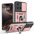For Motorola Moto G15 Sliding Camera Cover Design TPU+PC Phone Case(Rose Gold) - free shipping - PMC TechLife - Order now!