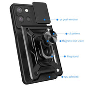 For Motorola Moto G 2025 Sliding Camera Cover Design TPU+PC Phone Case(Rose Gold)