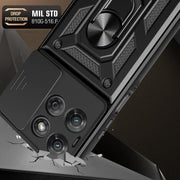 For Motorola Moto G Power 2025 Sliding Camera Cover Design TPU+PC Phone Case(Black)