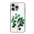 For iPhone 16 Pro Max Colorful Painted Glass Phone Case(Sapling) - iPhone 16 Pro Max Cases by PMC TechLife | Online Shopping South Africa | PMC TechLife | Buy Now Pay Later Mobicred