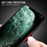 For iPhone 16 Texture Gradient Glass TPU Phone Case(Blue)