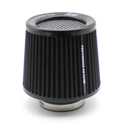 XH-UN077-079 Car High Flow Cold Cone Engine Air Intake Filter, Size:63mm(Black)