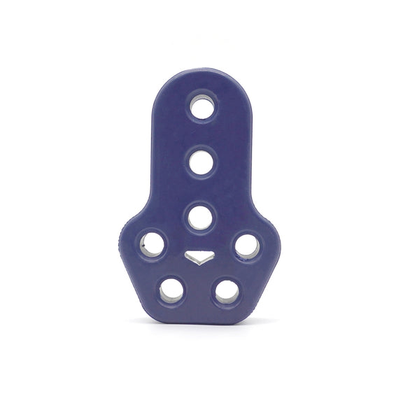 XH-6282 7 Holes Car Exhaust Hanger Bushing Muffler Rubber Insulator Mount Bracket(Blue)