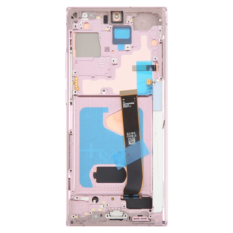 For Samsung Galaxy Note20 Ultra 5G SM-N986B 6.78 inch OLED LCD Screen Digitizer Full Assembly with Frame (Gold)