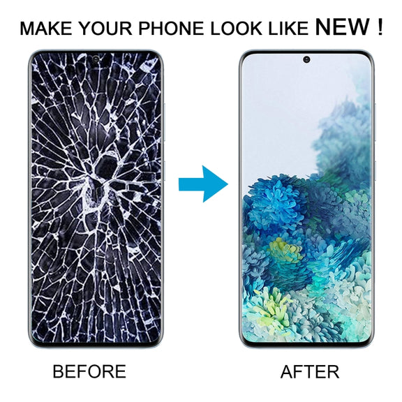 For Samsung Galaxy S20+ 4G/5G SM-G985/986 6.67 inch OLED LCD Screen Digitizer Full Assembly with Frame (Blue)