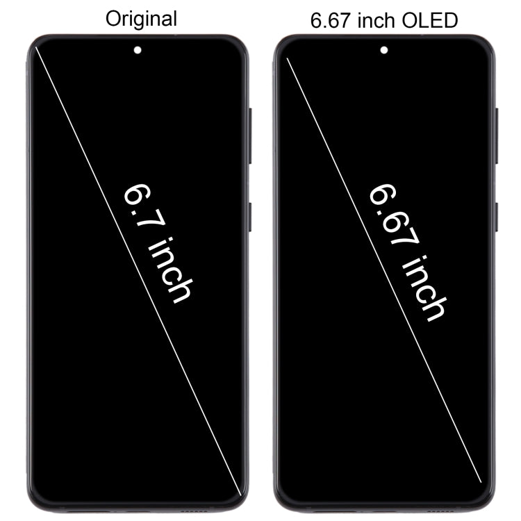 For Samsung Galaxy S21+ 5G SM-G996B 6.67 inch 6.67 inch OLED LCD Screen Digitizer Full Assembly with Frame (Gold)