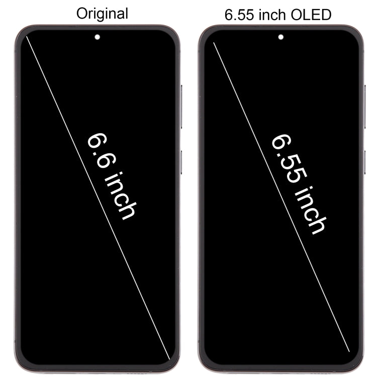For Samsung Galaxy S23+ 5G SM-S916B 6.55 inch OLED  LCD Screen Digitizer Full Assembly with Frame
