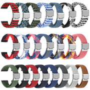 For Huawei Watch 4 / 4 Pro Nylon Braided Metal Buckle Watch Band(Red)
