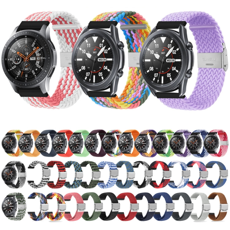 For Huawei Watch 4 / 4 Pro Nylon Braided Metal Buckle Watch Band(Red)