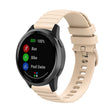 For Huawei Watch 4 / 4 Pro Wavy Dot Pattern Solid Color Silicone Watch Band(Beige) - Watch Bands by PMC TechLife | Online Shopping South Africa | PMC TechLife