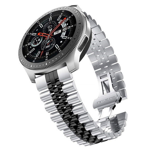 For Huawei Watch 4 / 4 Pro Five Bead Stainless Steel Watch Band(Starlight Color)