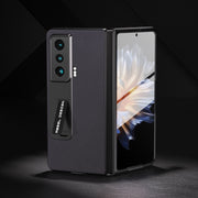 For Honor Magic Vs ABEEL Haze Texture PU Phone Case(Black)