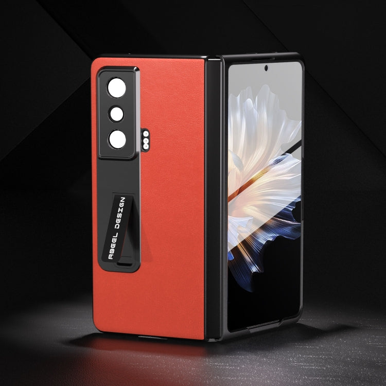 For Honor Magic Vs ABEEL Haze Texture PU Phone Case(Red)