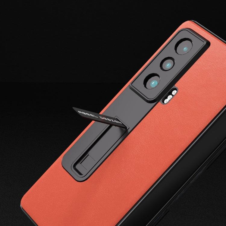 For Honor Magic Vs ABEEL Haze Texture PU Phone Case(Red)