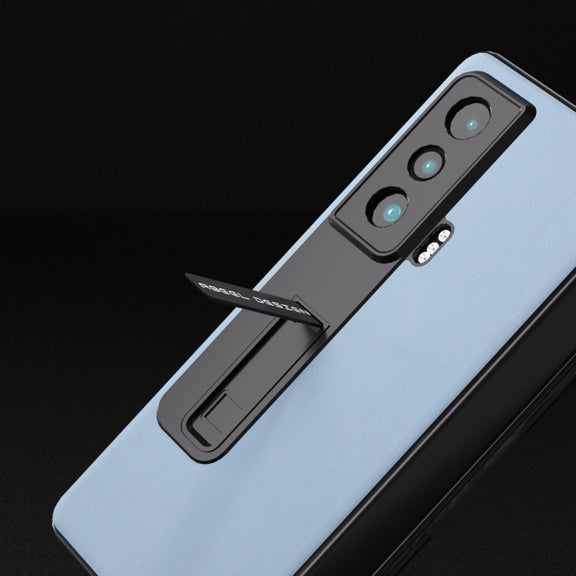 For Honor Magic Vs ABEEL Haze Texture PU Phone Case(Twilight Blue)