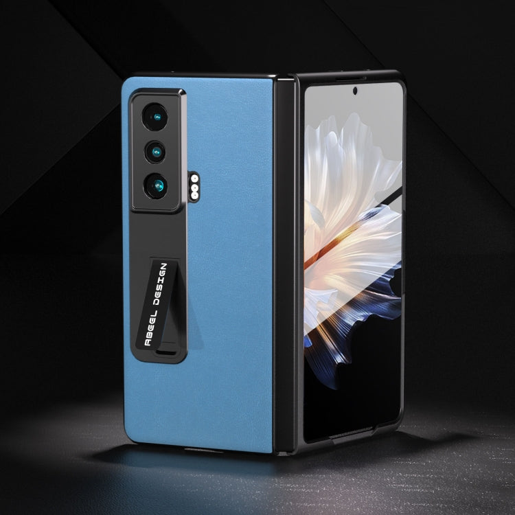 For Honor Magic Vs ABEEL Haze Texture PU Phone Case(Sky Blue)