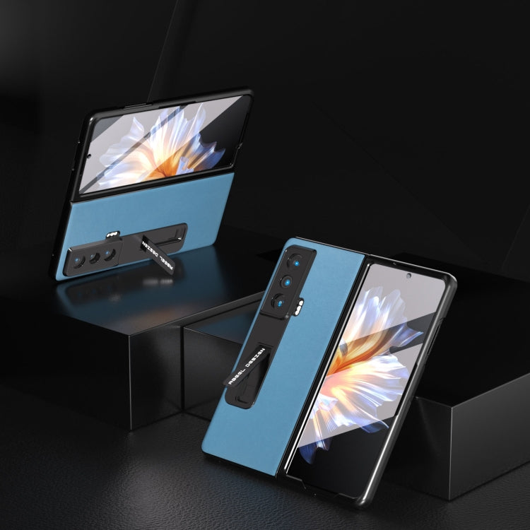 For Honor Magic Vs ABEEL Haze Texture PU Phone Case(Sky Blue)