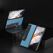 For Honor Magic Vs ABEEL Haze Texture PU Phone Case(Sky Blue)