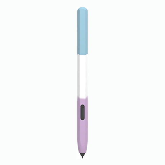 For Samsung Galaxy Tab S7 LOVE MEI Rainbow Liquid Silicone Protective Pen Case(Blue)