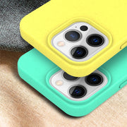 For iPhone 16 Pro Starry Series Shockproof Straw Material + TPU Protective Case(Army Green)