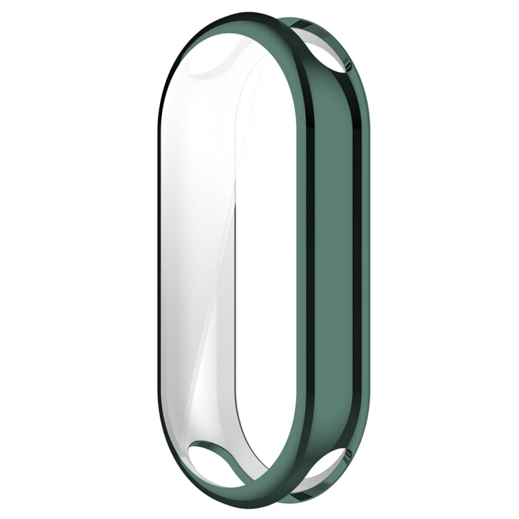 For Xiaomi Mi Band 8 Full Coverage TPU Electroplating Watch Protective Case(Green)