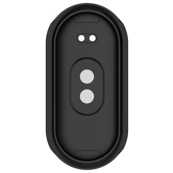 For Xiaomi Mi Band 8 / 9 Ceramic / 10 Ceramic Full Coverage TPU Electroplating Watch Protective Cover(Black)