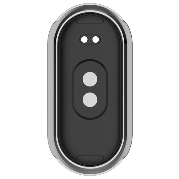 For Xiaomi Mi Band 8 Full Coverage TPU Electroplating Watch Protective Case(Silver)