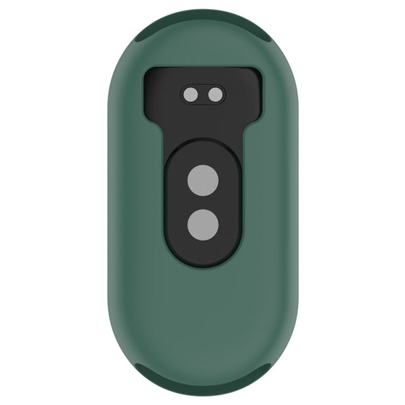 For Xiaomi Mi Band 8 Pure Color Silicone Watch Protective Case(Dark Green)