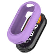 For Xiaomi Mi Band 8 Pure Color Silicone Watch Protective Case(Purple) - Watch Cases by PMC TechLife | Online Shopping South Africa | PMC TechLife