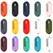 For Xiaomi Mi Band 8 Pure Color Silicone Watch Protective Case(Black)
